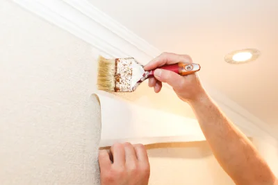 Pose de papier peint à Revin — revêtements muraux et toiles de verre